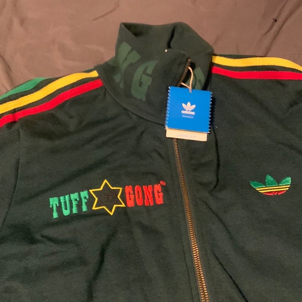 Adidas track suit top